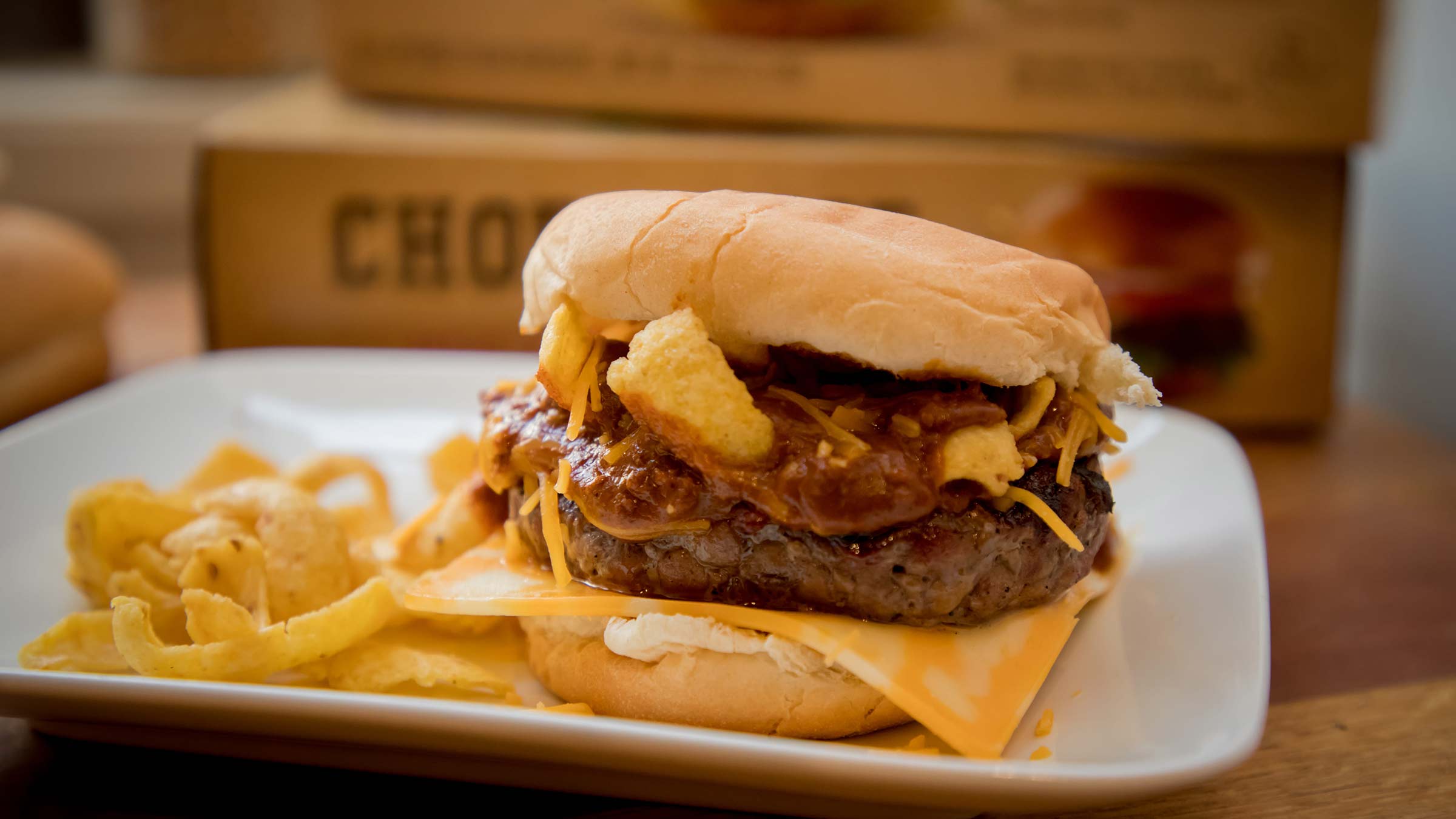 Game Day Sloppy Chili Cheese Steak Burgers